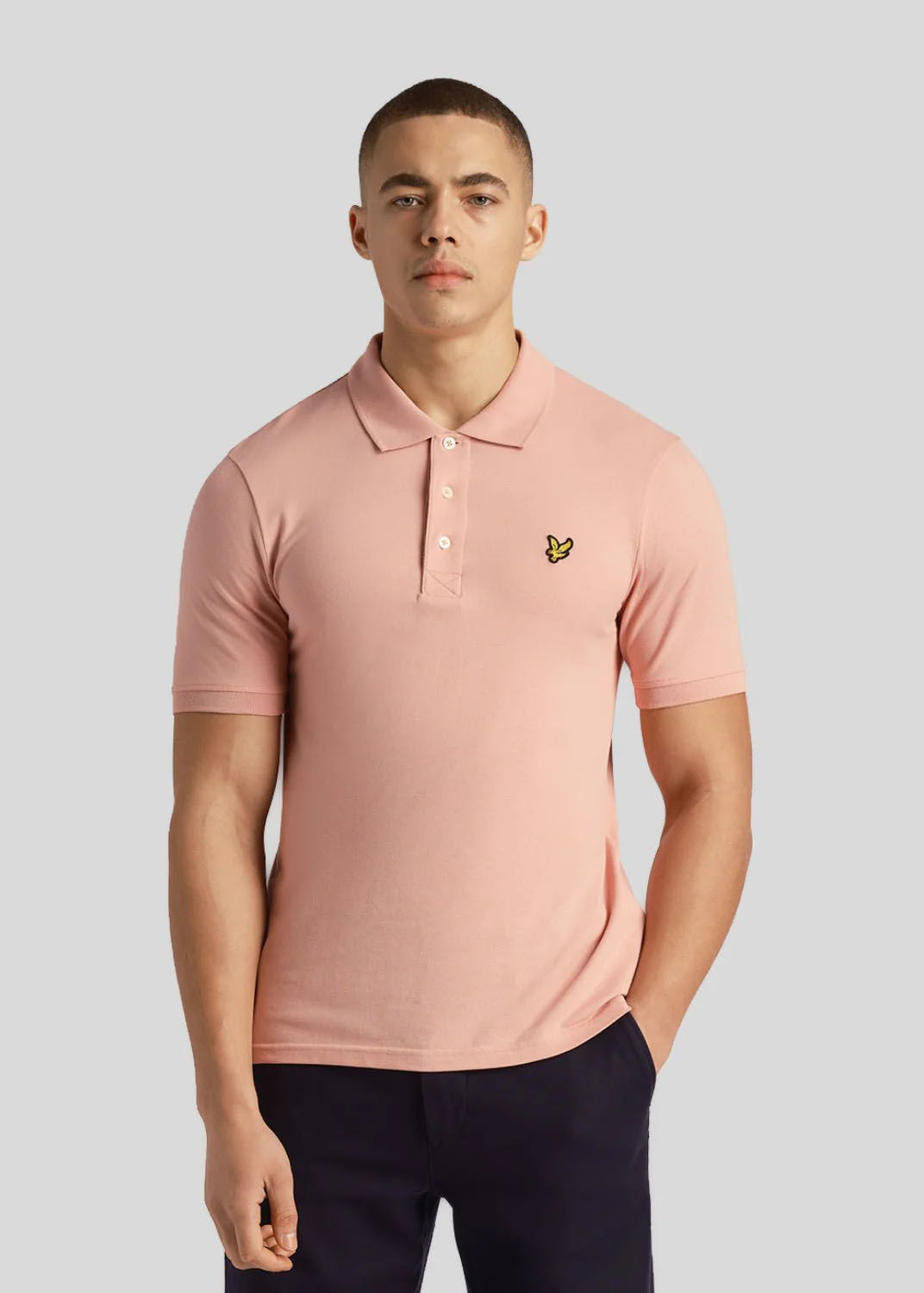 Lyle & Scott polo Roze