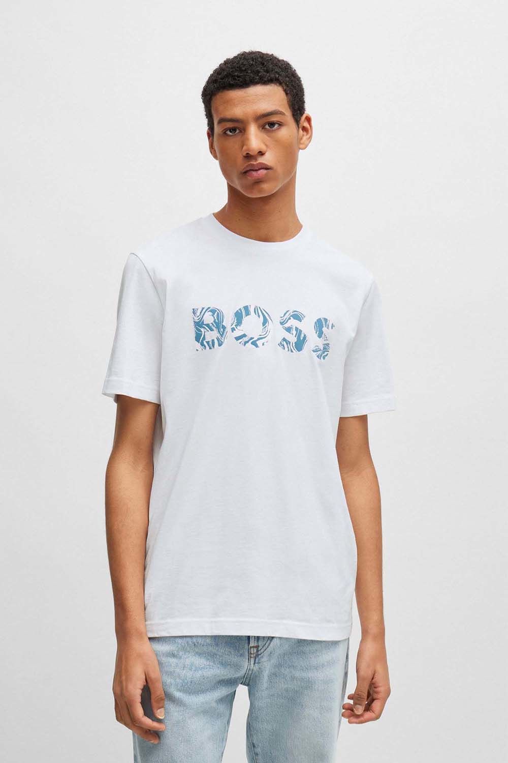 Boss Orange T-shirt Bossocean Wit