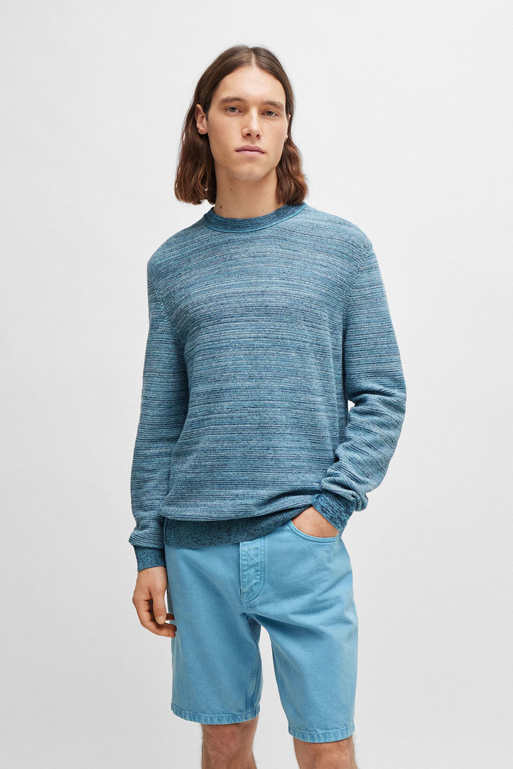 Boss Orange Trui Aspok Blauw