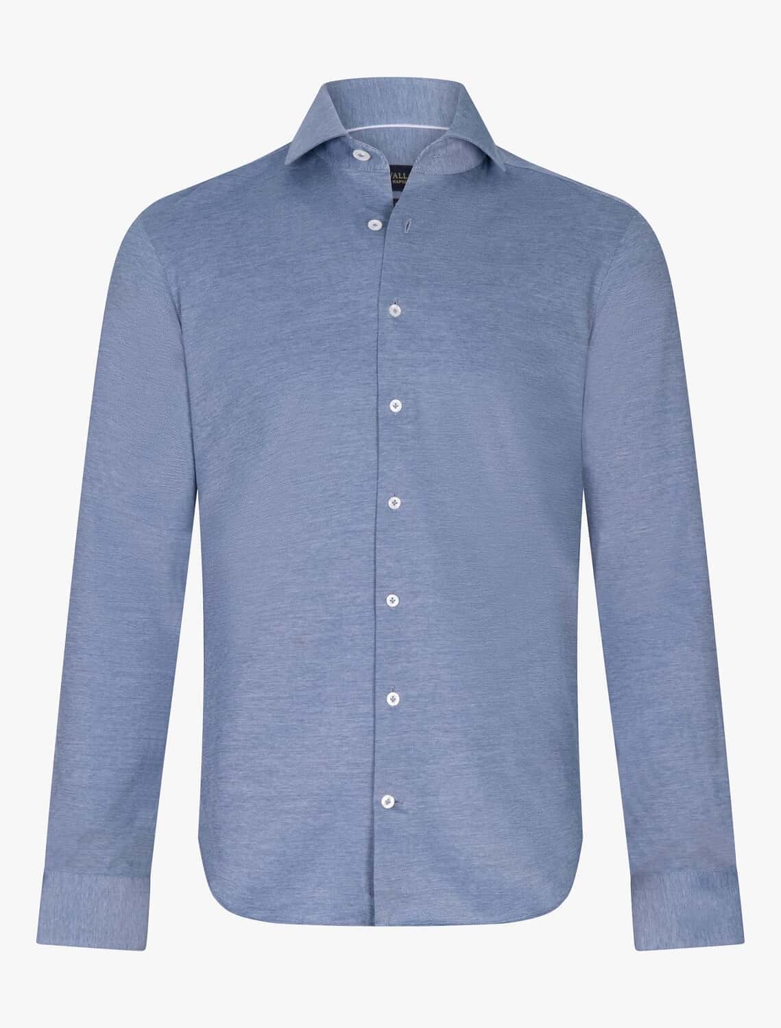 Cavallaro Napoli Overhemd Ancona Blauw
