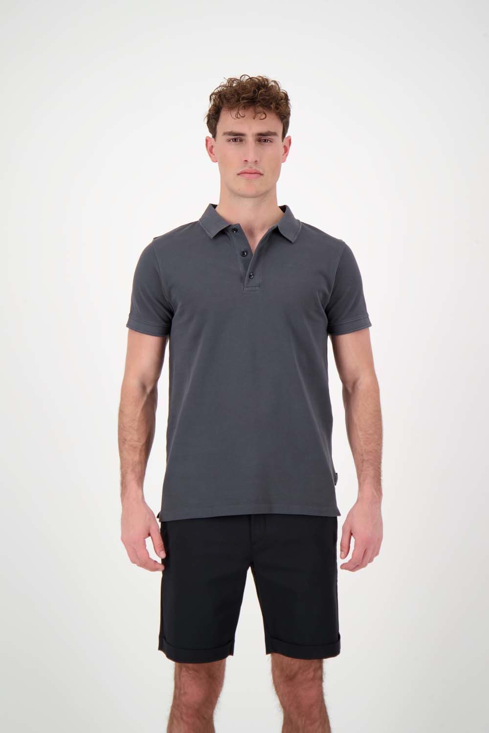 Airforce polo garment Grijs