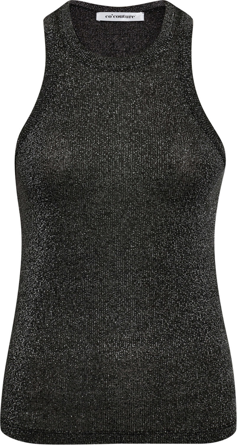 Co'couture Top Sahara Glitter Zwart