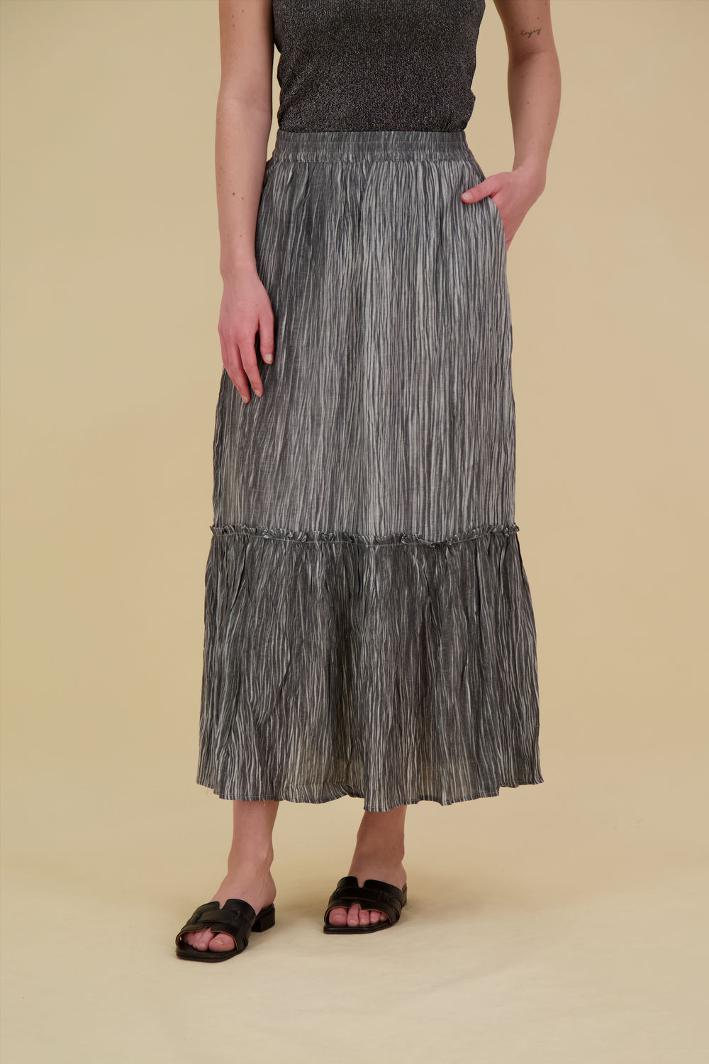 Co'couture Rok Soft Die Grijs