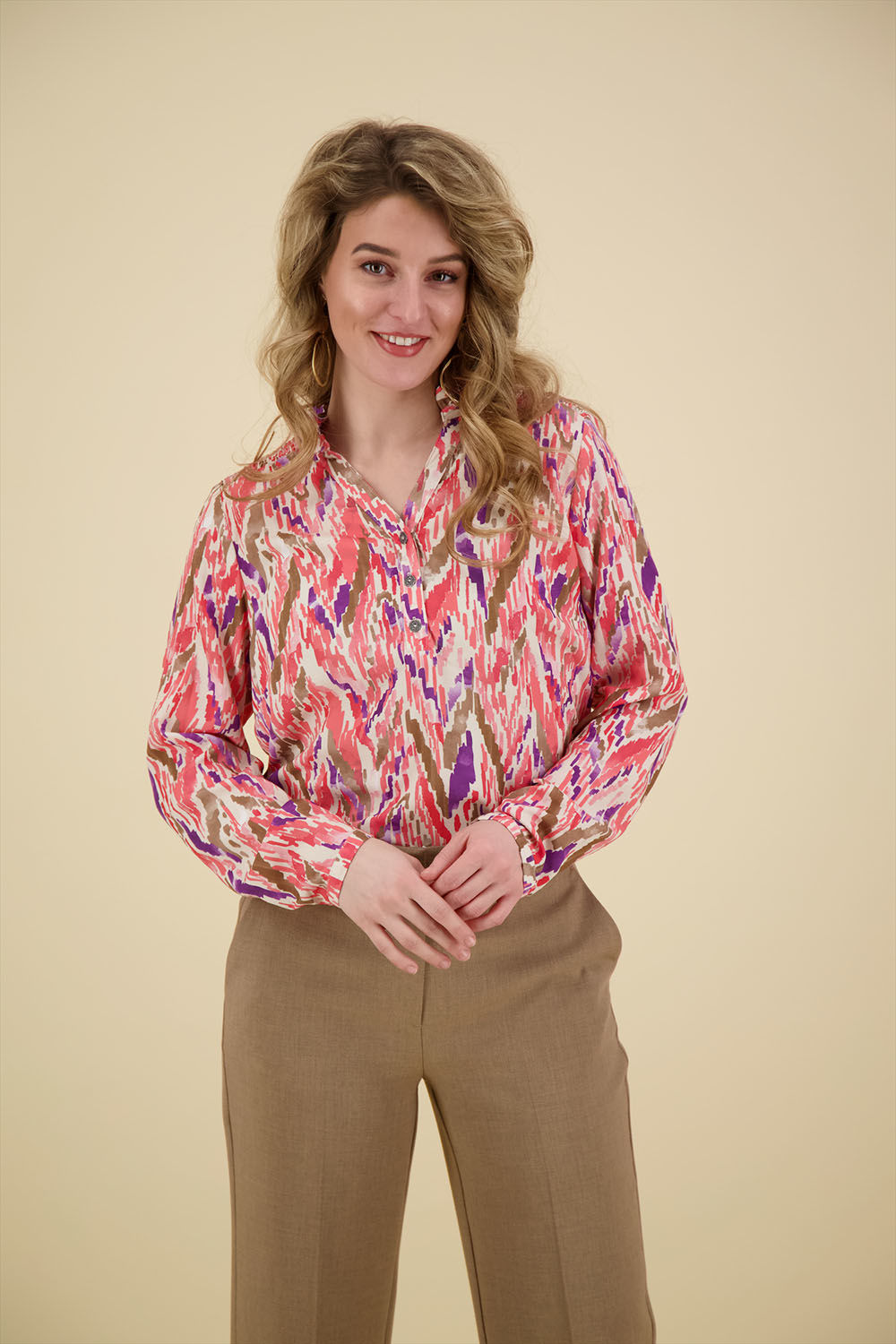 Enjoy Blouse AOP Oranje