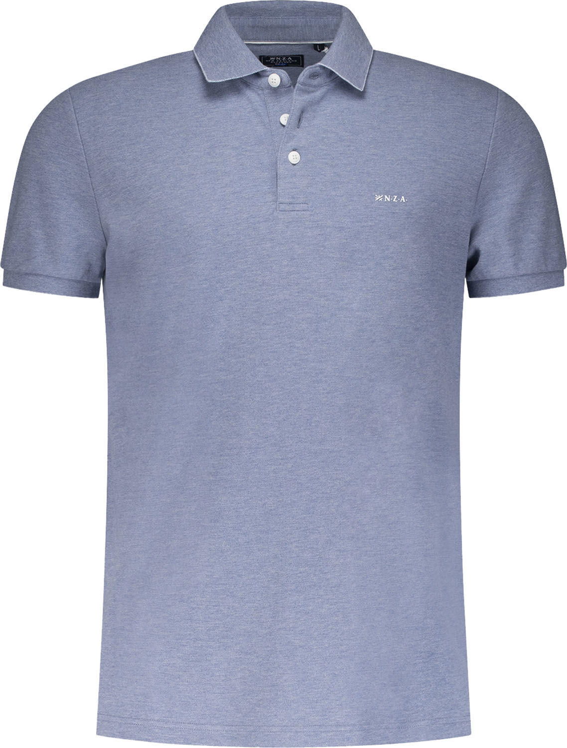 NZA Poloshirt Colin Blauw Polo s Gratis bezorging Bomont