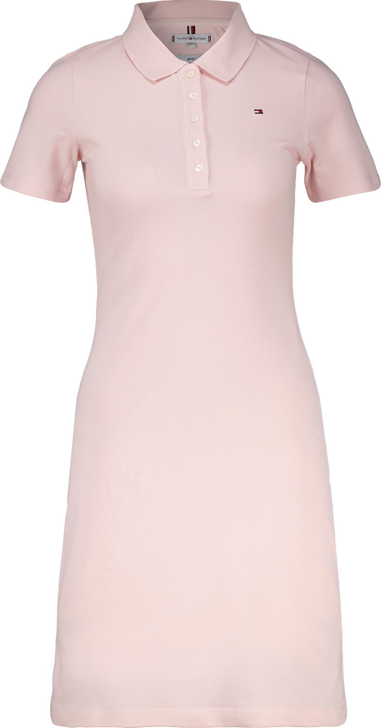 Tommy Hilfiger Pique polo dress Roze