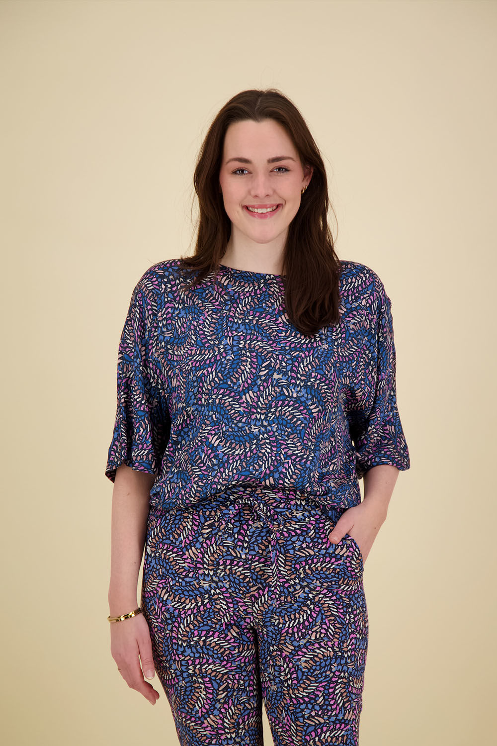 Studio Anneloes Top Birgit Blauw