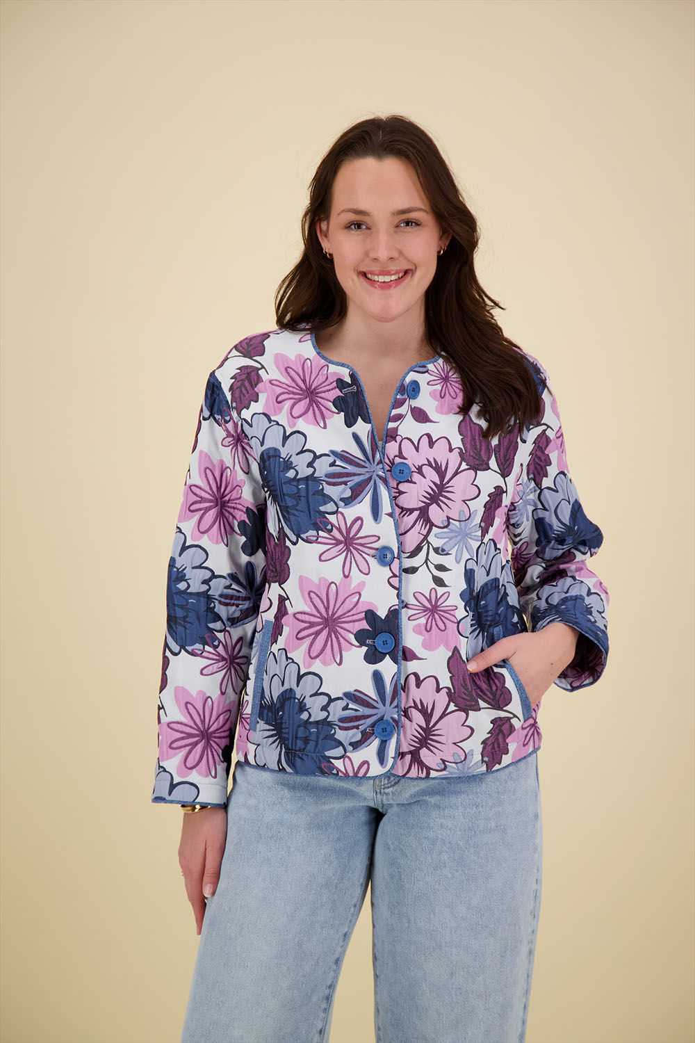 Studio Anneloes Blouse Esra Flower Wit