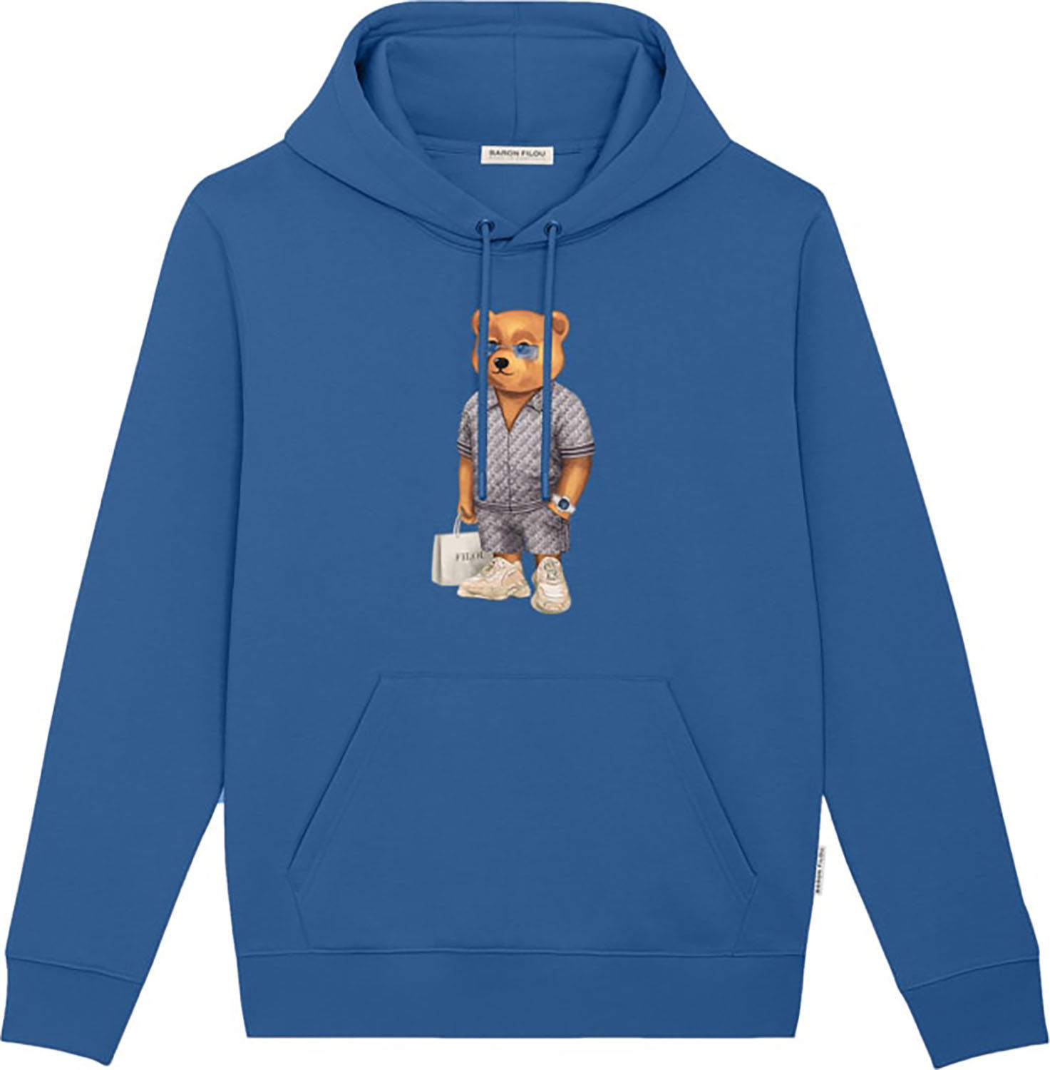 Baron Filou ss24 organic pullover filou LXXVIII Blauw