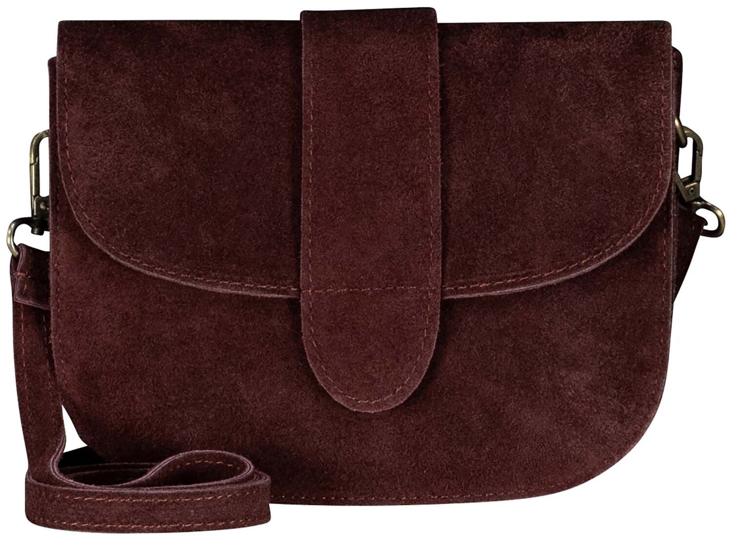 Tas Maan suede Rood