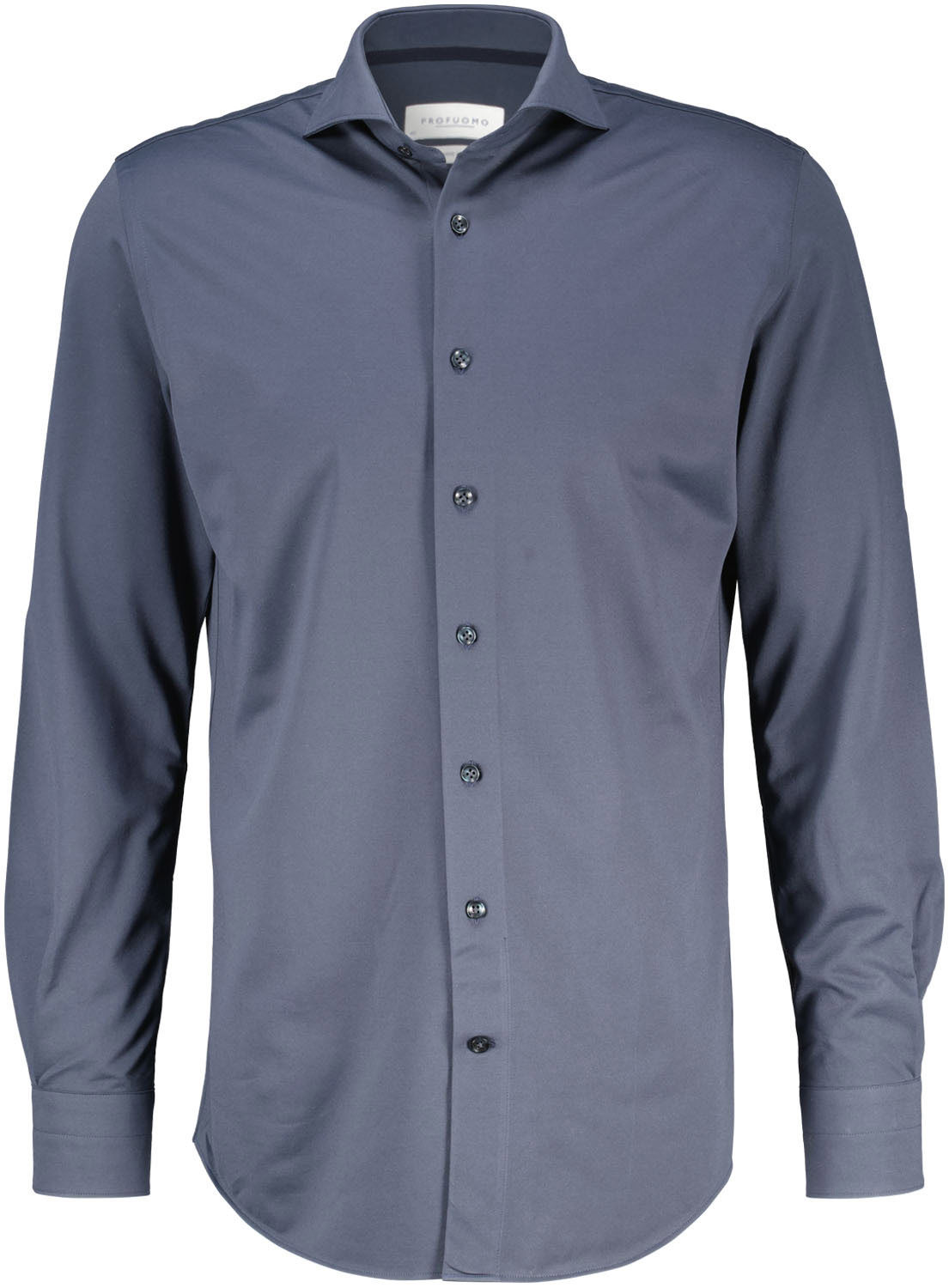 Profuomo SHIRT X-CUTAWAY SC SF MID BLUE Blauw