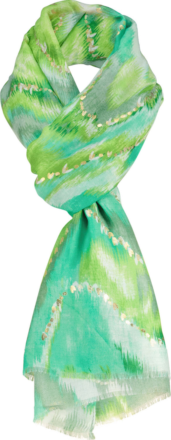 Zo shawl Groen