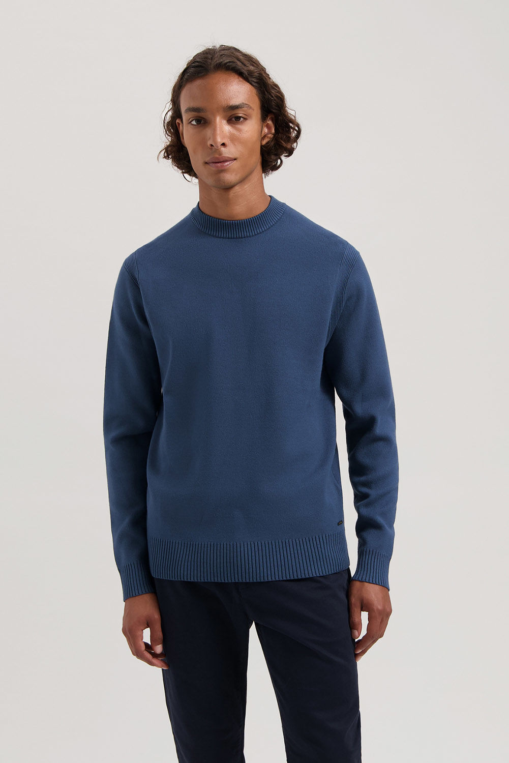 Dstrezzed Fell Mock Neck Blauw