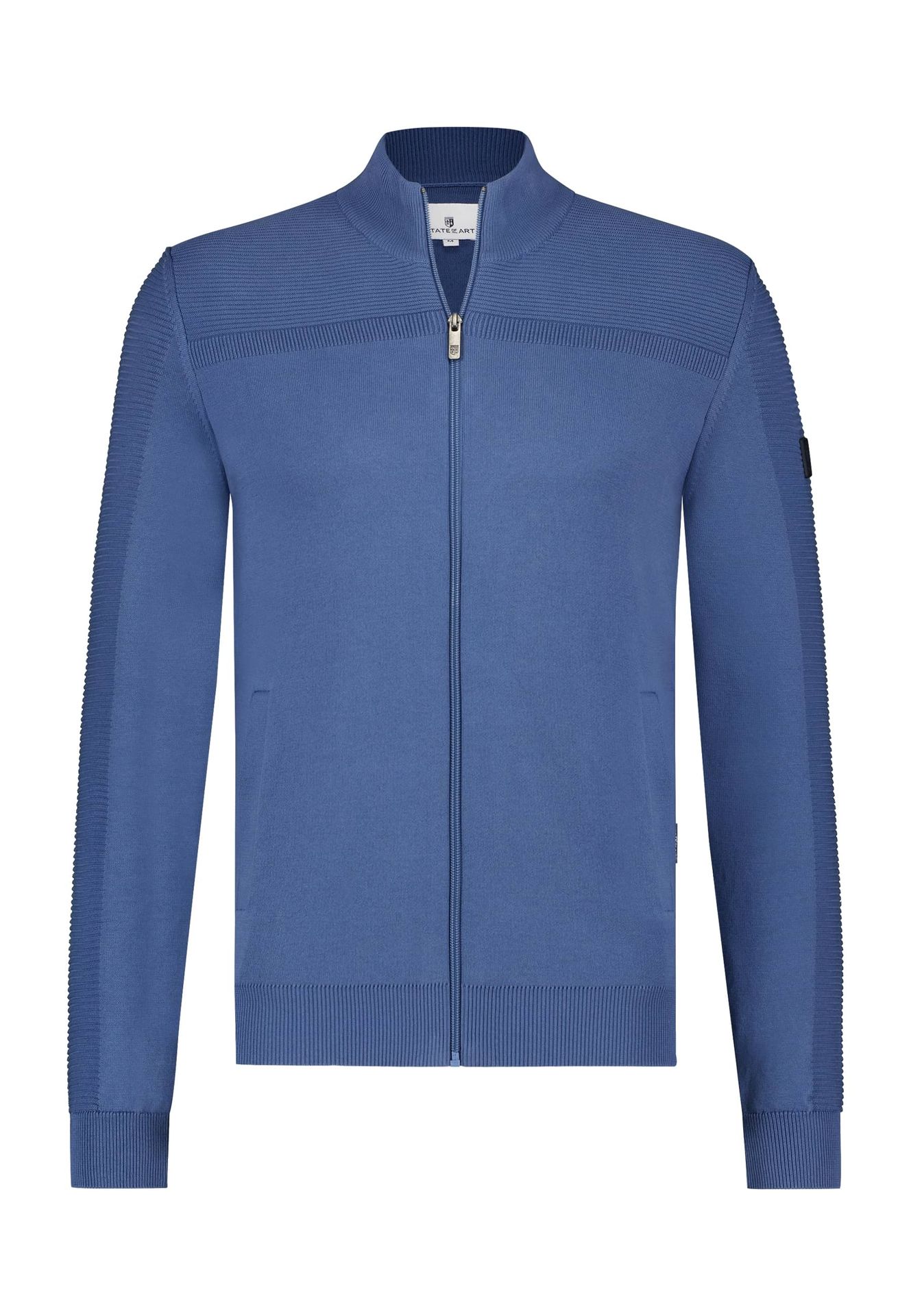 Vest Plain Blauw