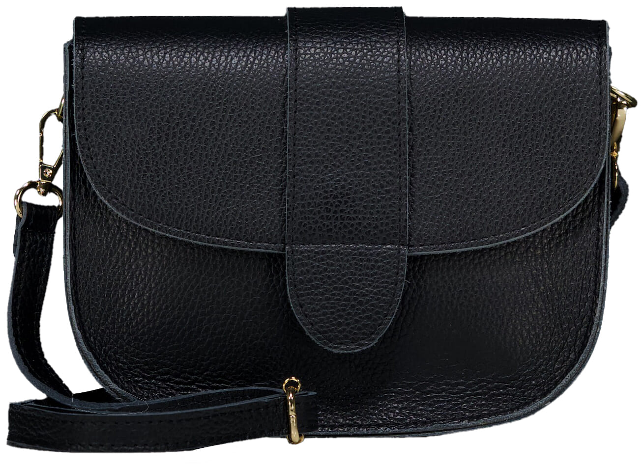 Handtas Maan Classic Grain Zwart
