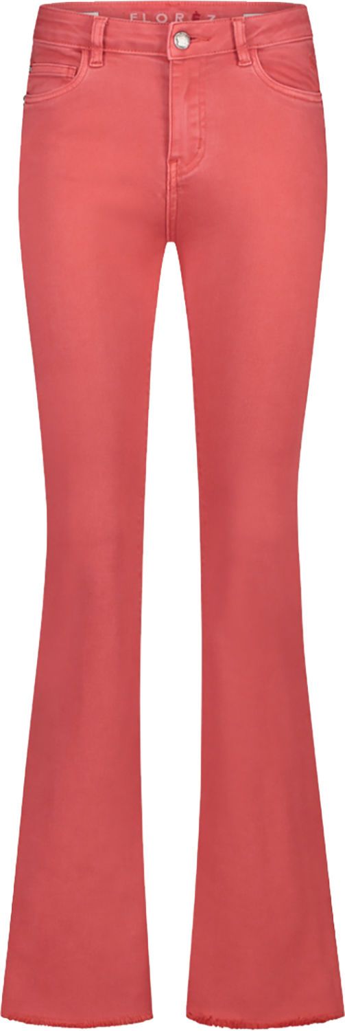 Broek Florez Flared  Rood