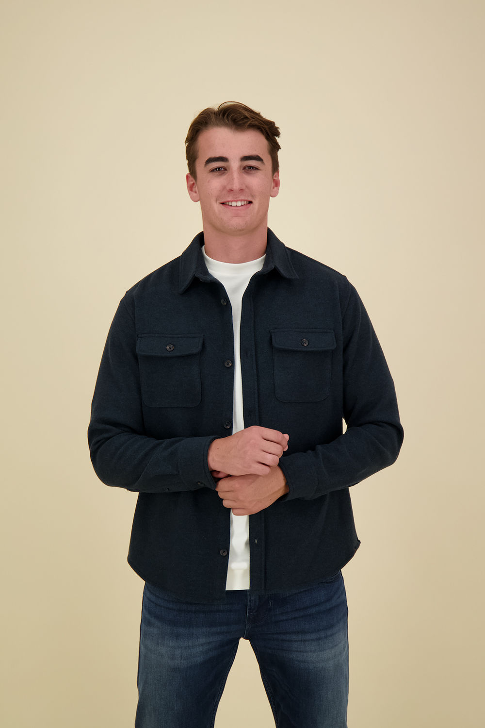Dstrezzed Overshirt Ulrik  Blauw