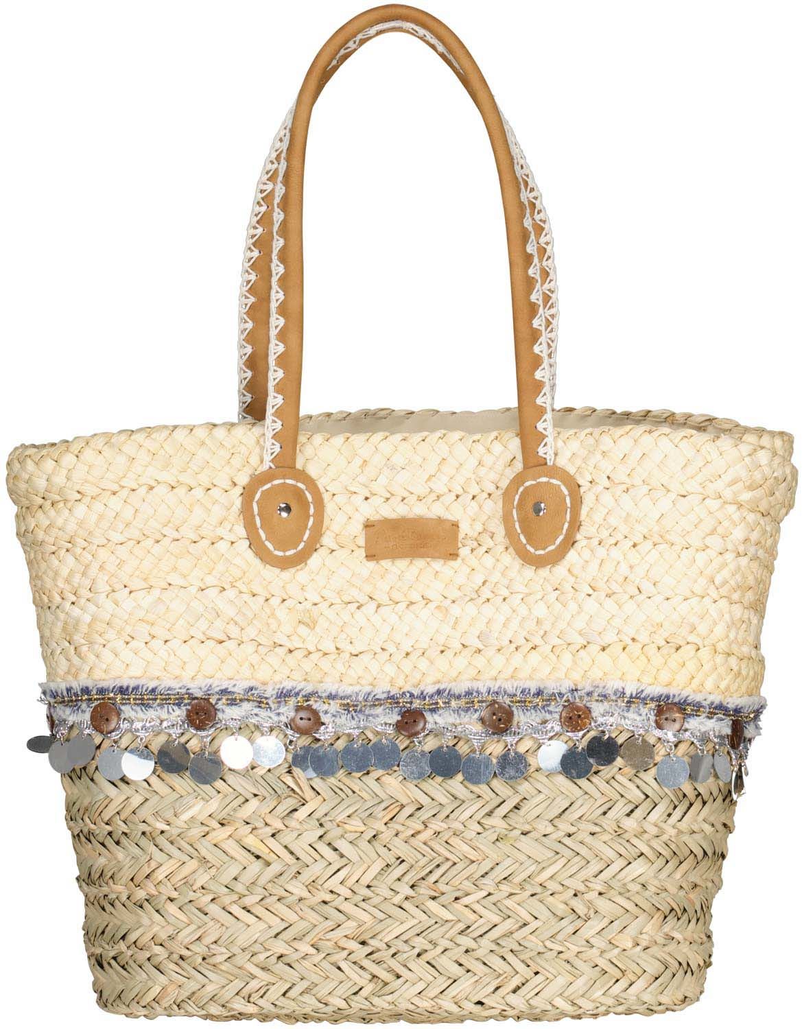 Bomont rieten mand Beige