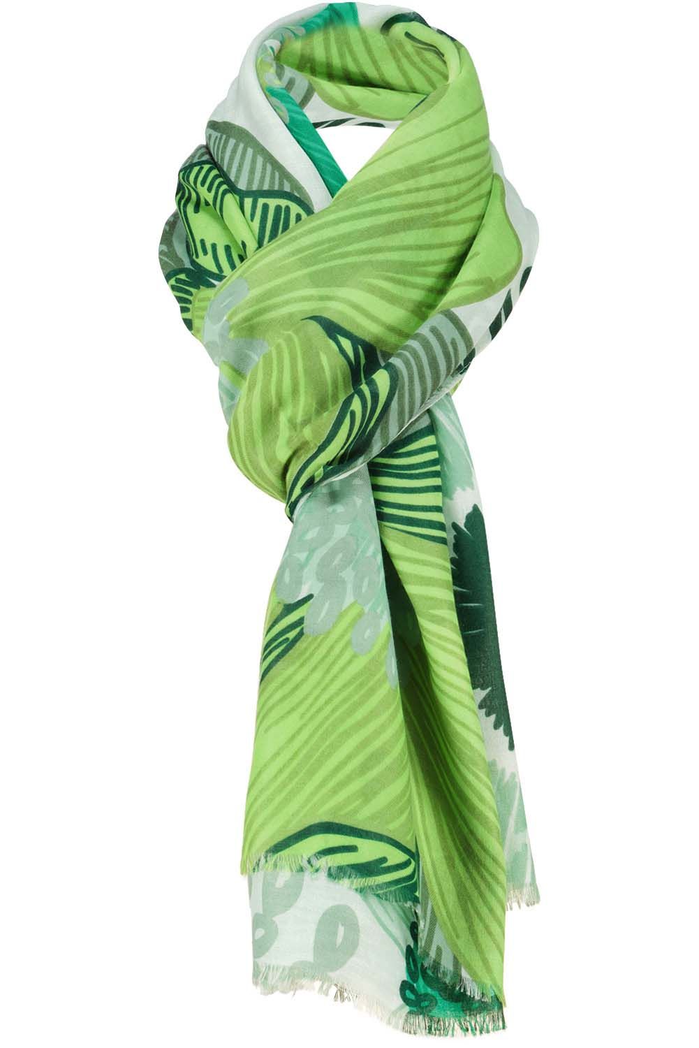 Zo shawl Groen