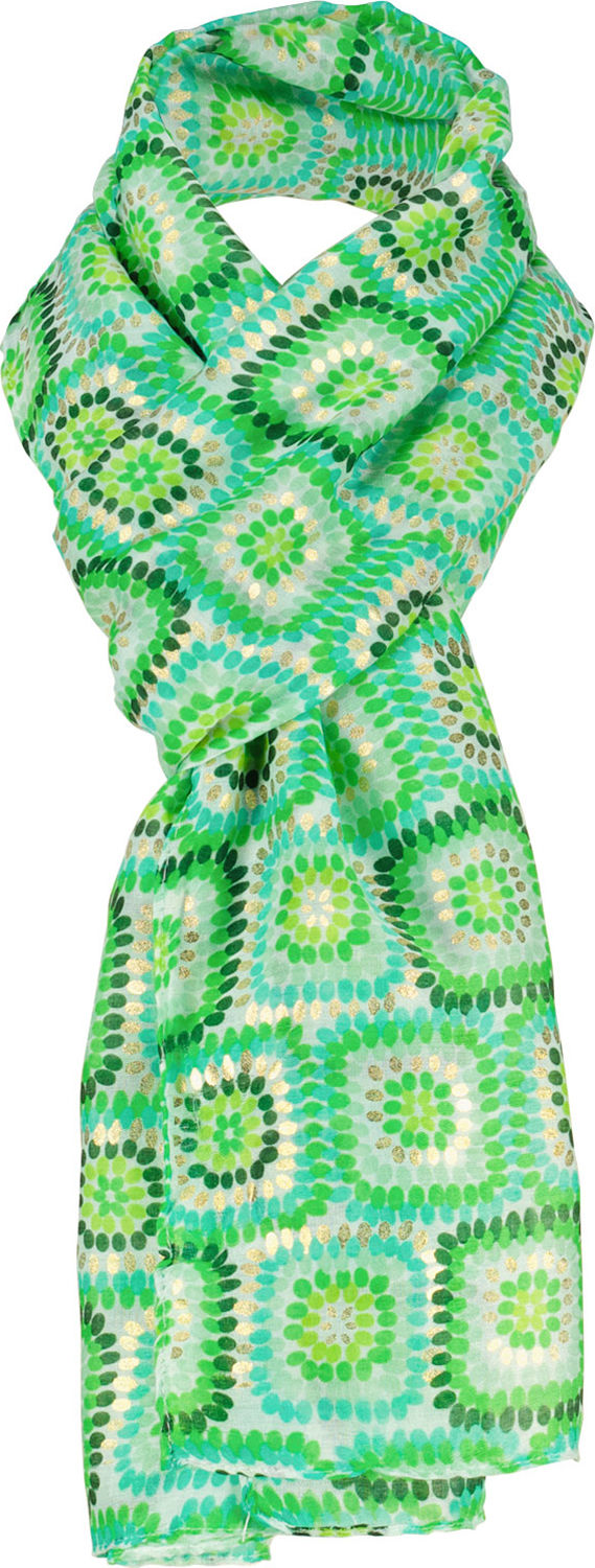 Zo shawl Groen