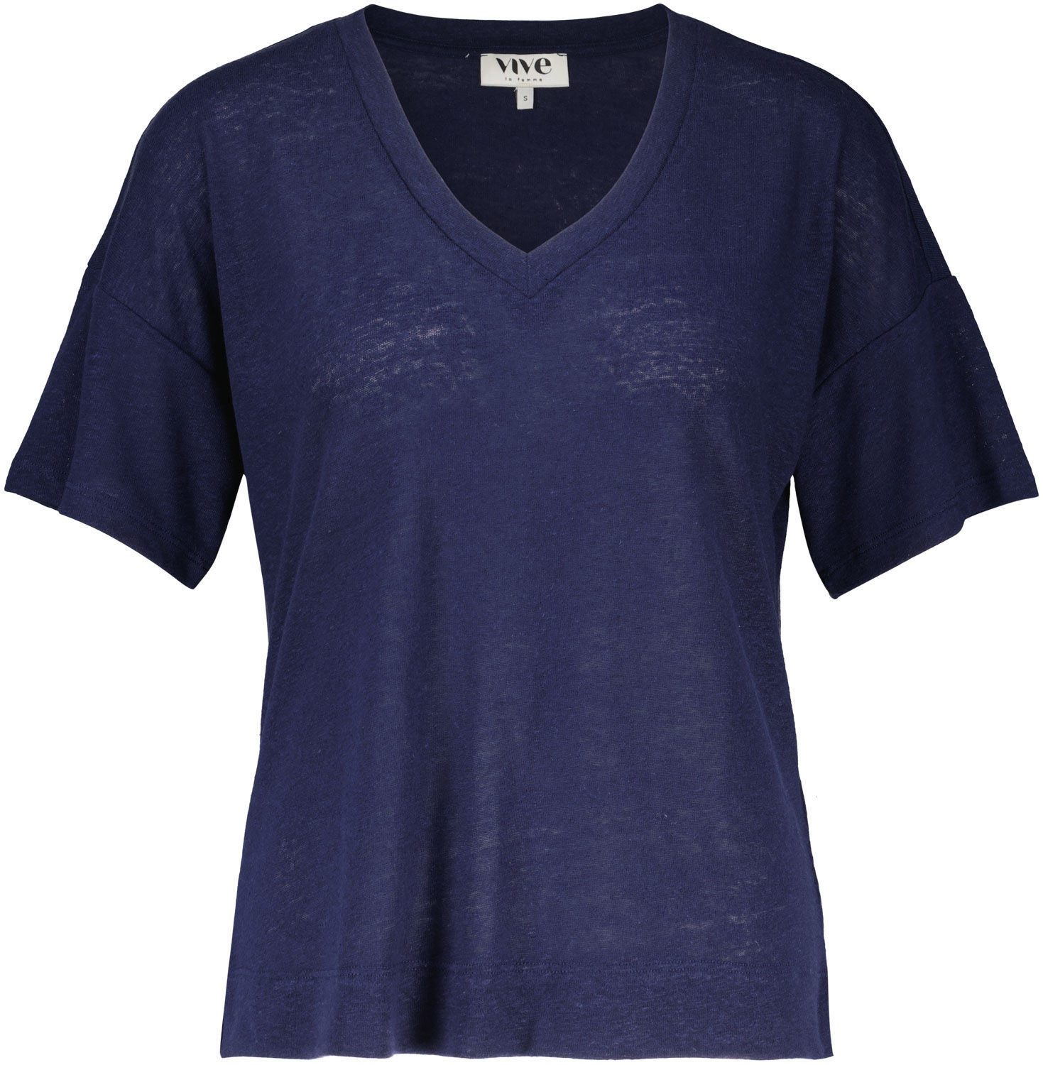 Vive La Femme Top linnen Blauw