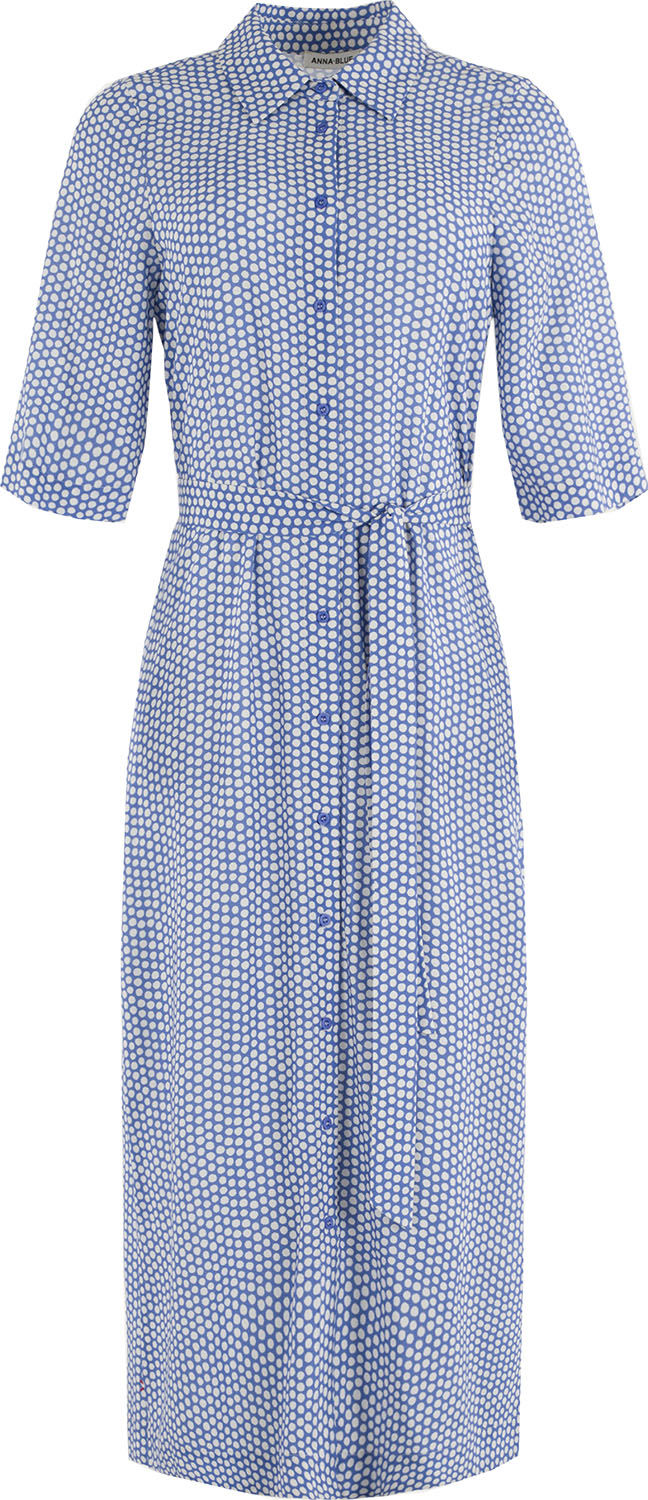 Anna Blue Jurk Rixo Blauw