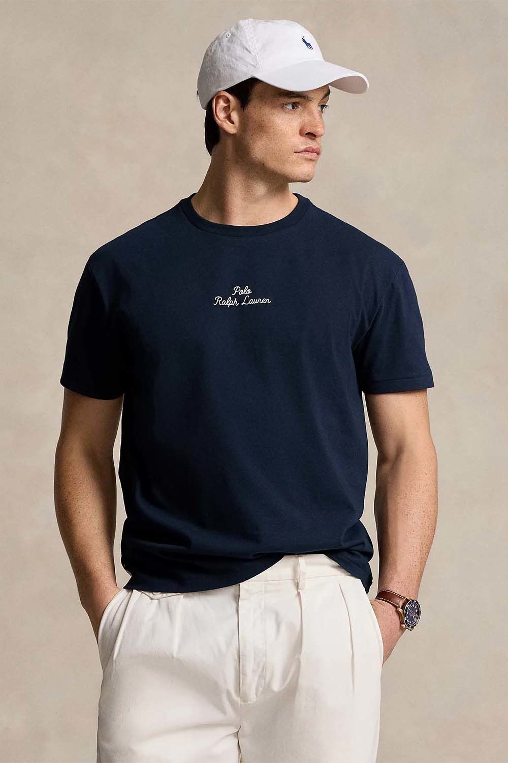 Polo Ralph Lauren sscnclsm1-short sleeve-t-shirt Blauw