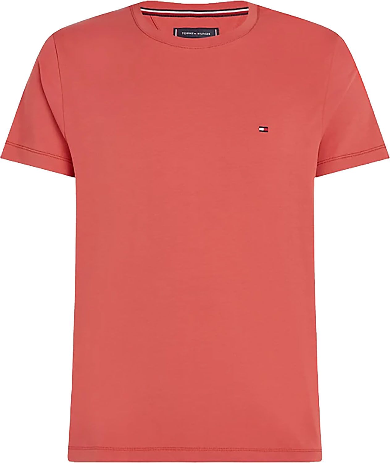 stretch slim fit tee Rood