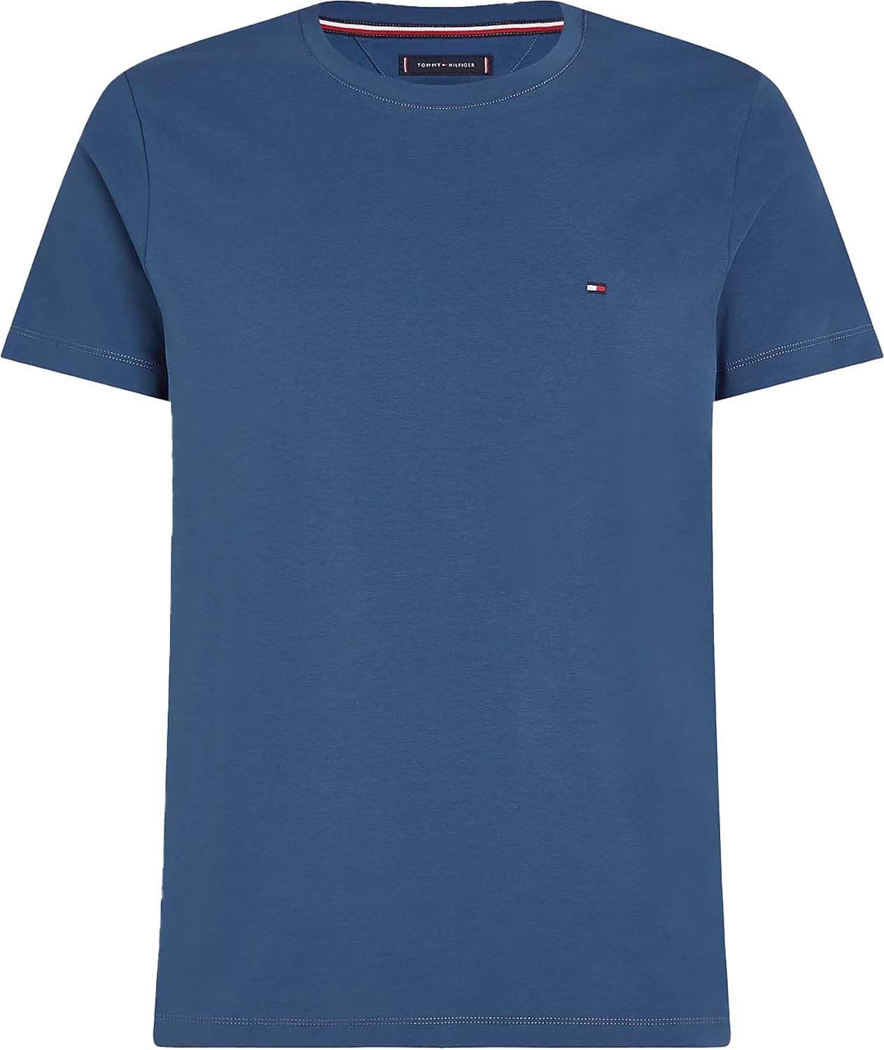 stretch slim fit tee Blauw