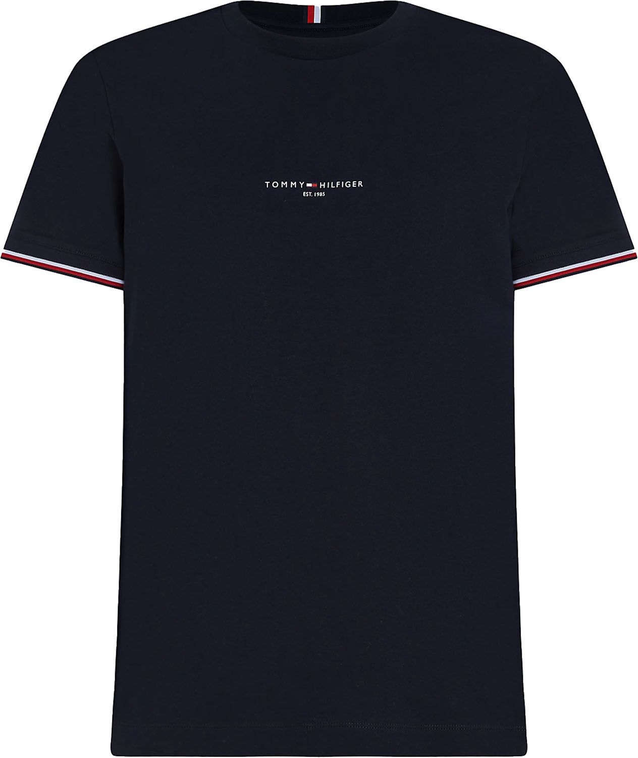 T-shirt Tommy Logo Blauw