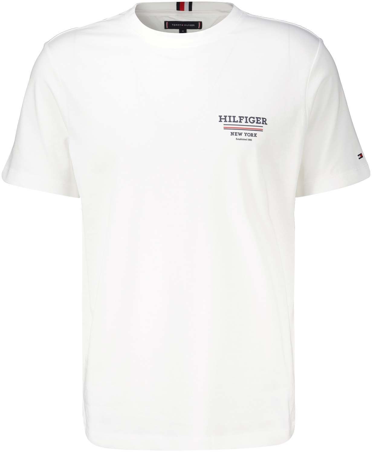 hilfiger global stripe tee Wit