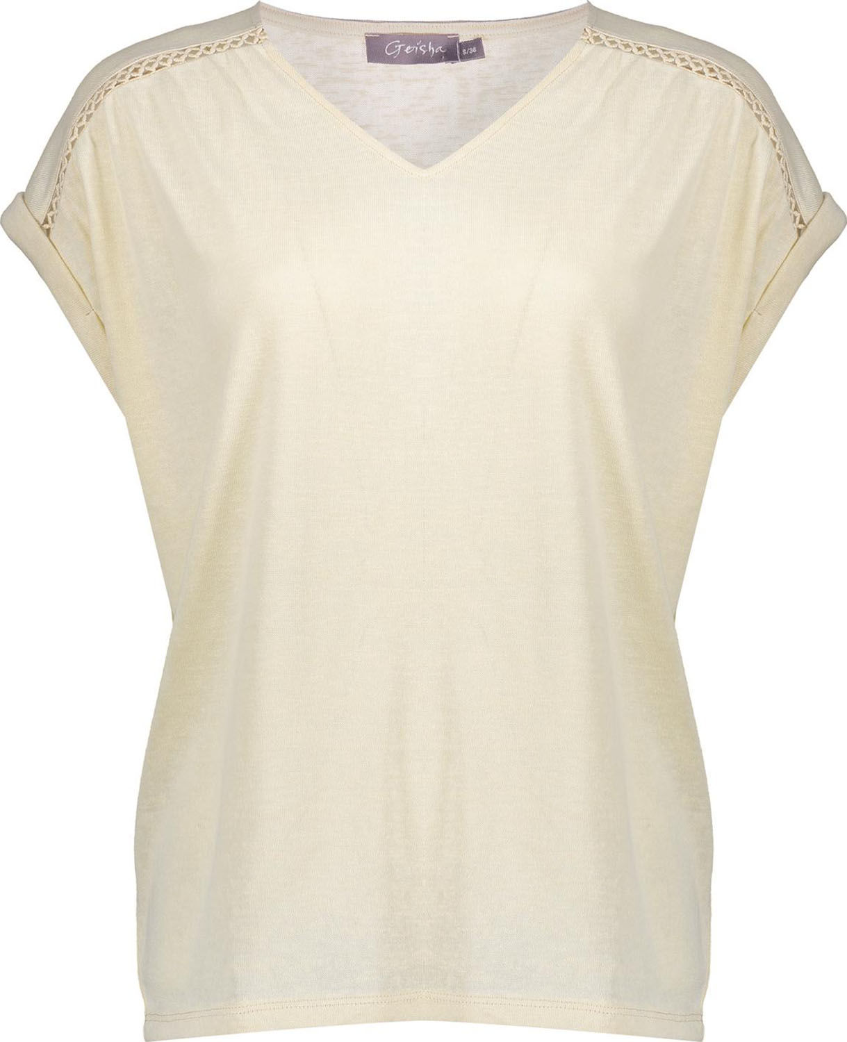 Geisha Top shoulder tape Bruin