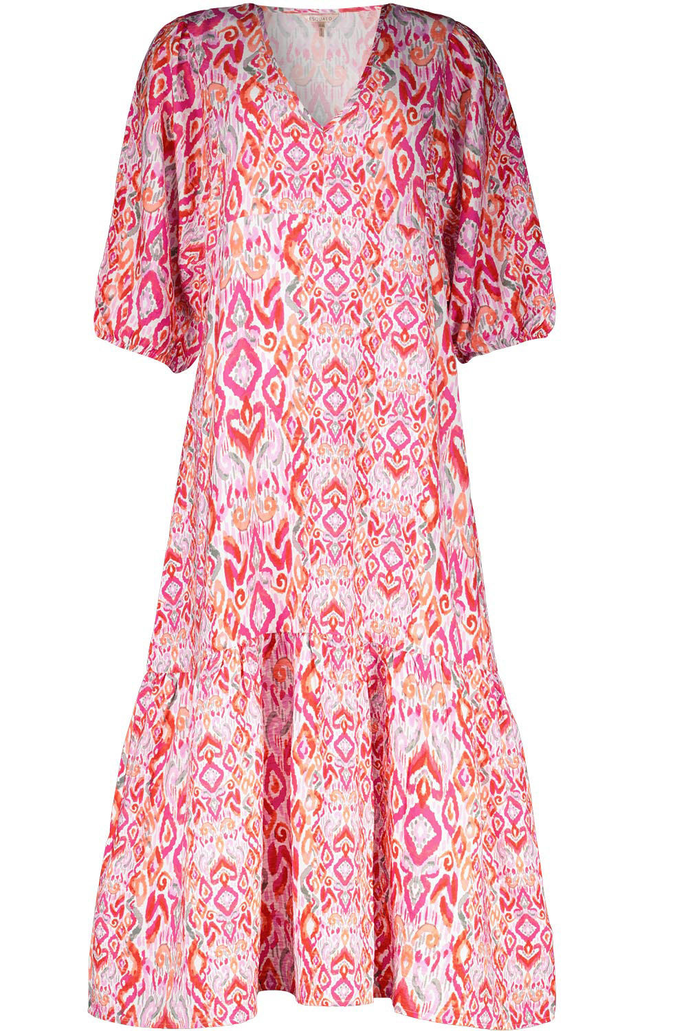 Esqualo Dress long wide lkat Wave Multi