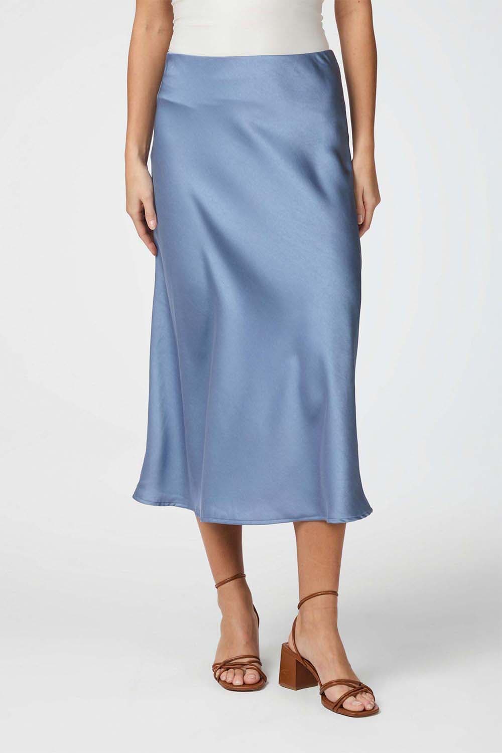 Neo Noir Rok Bovary Lichtblauw