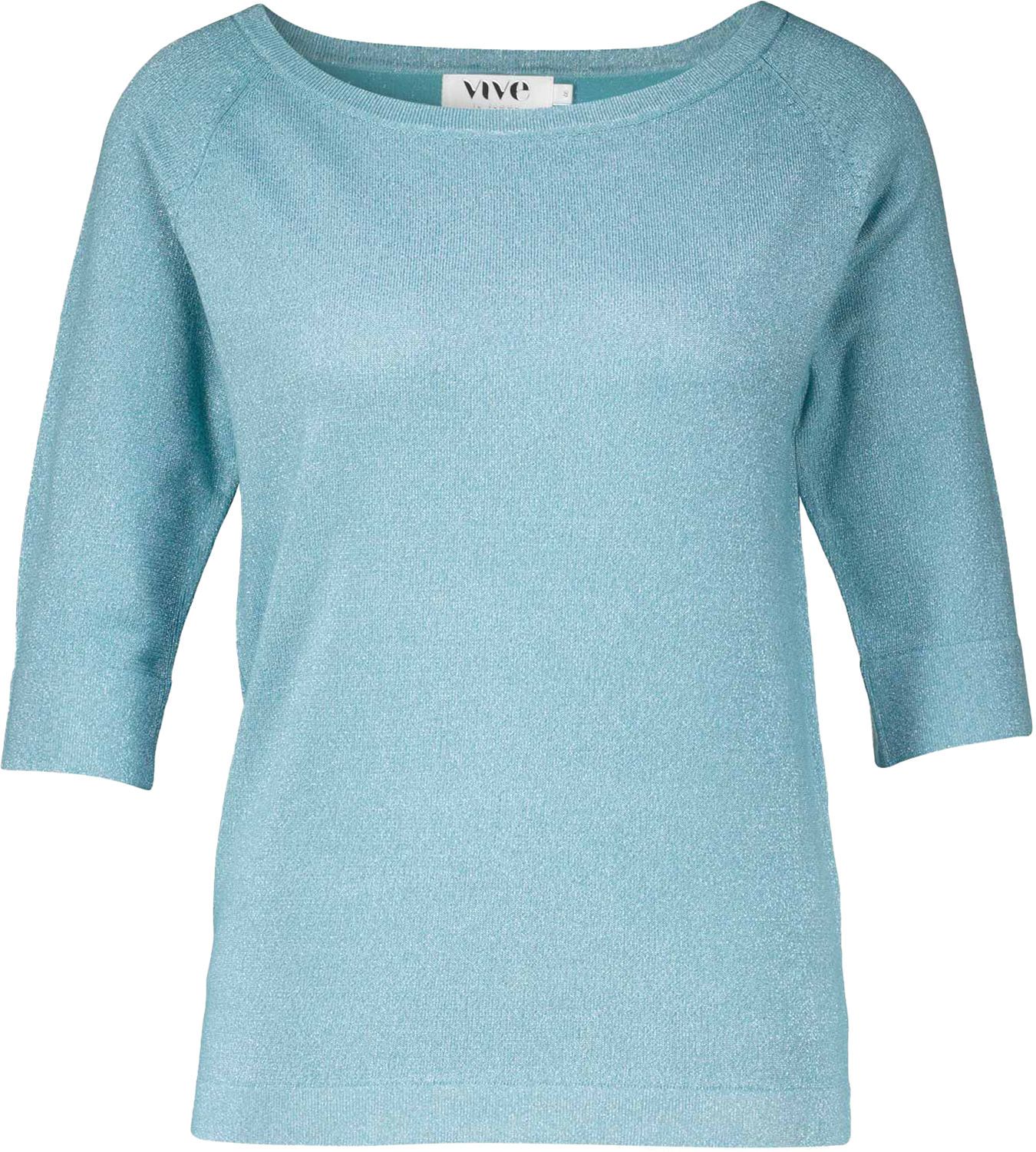 Top Glitter Blauw