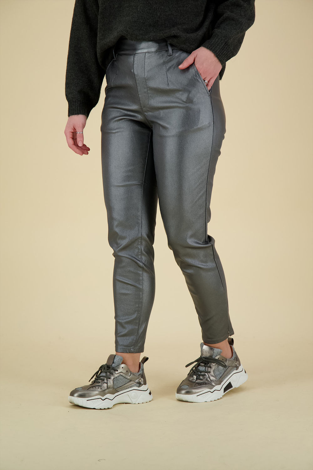 Object Pantalon Belle Lisa Grijs
