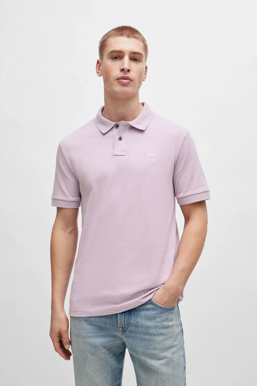 Boss Orange Polo Passenger  Paars