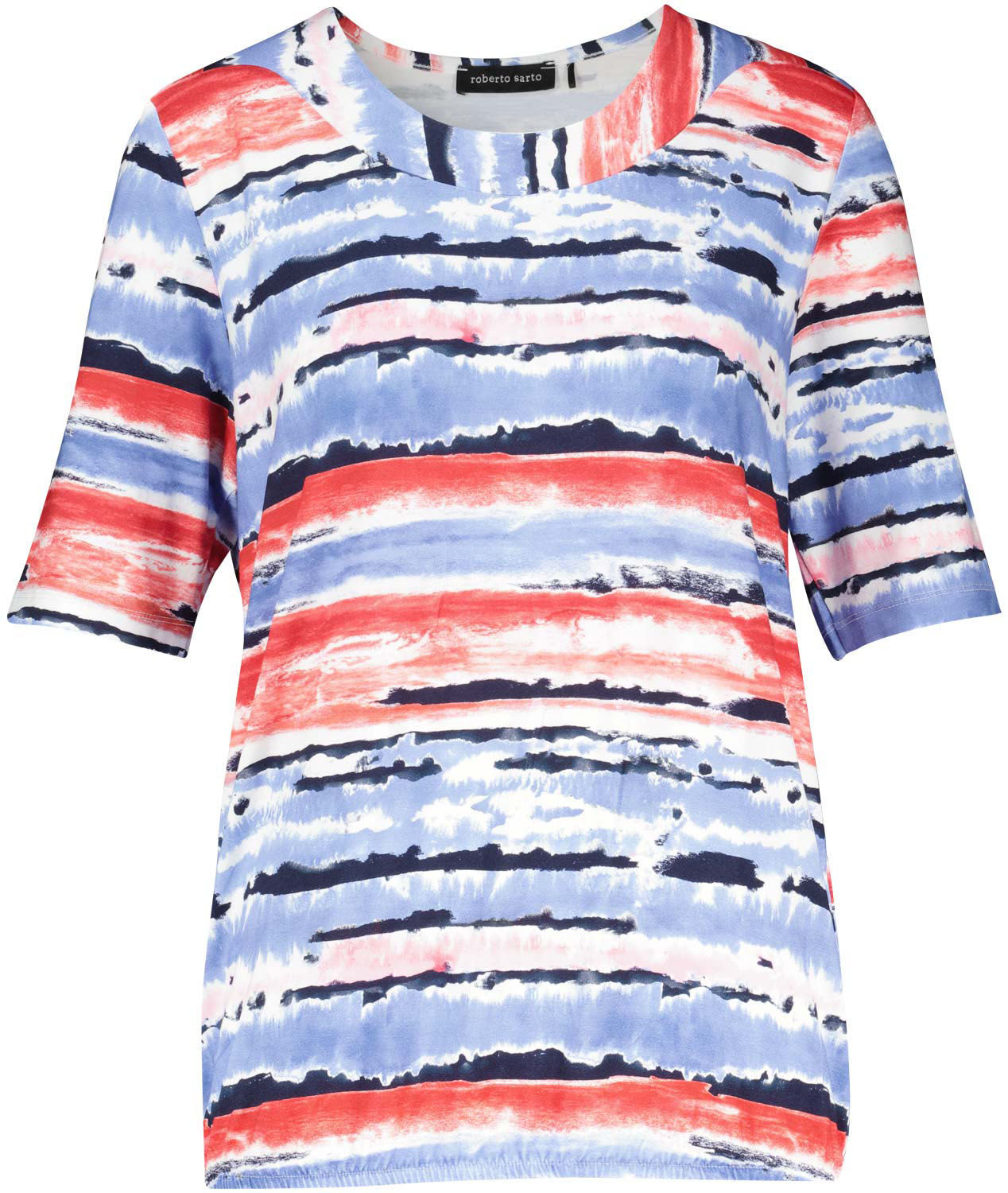 Roberto Sarto Blouson o-neck s/s Multi