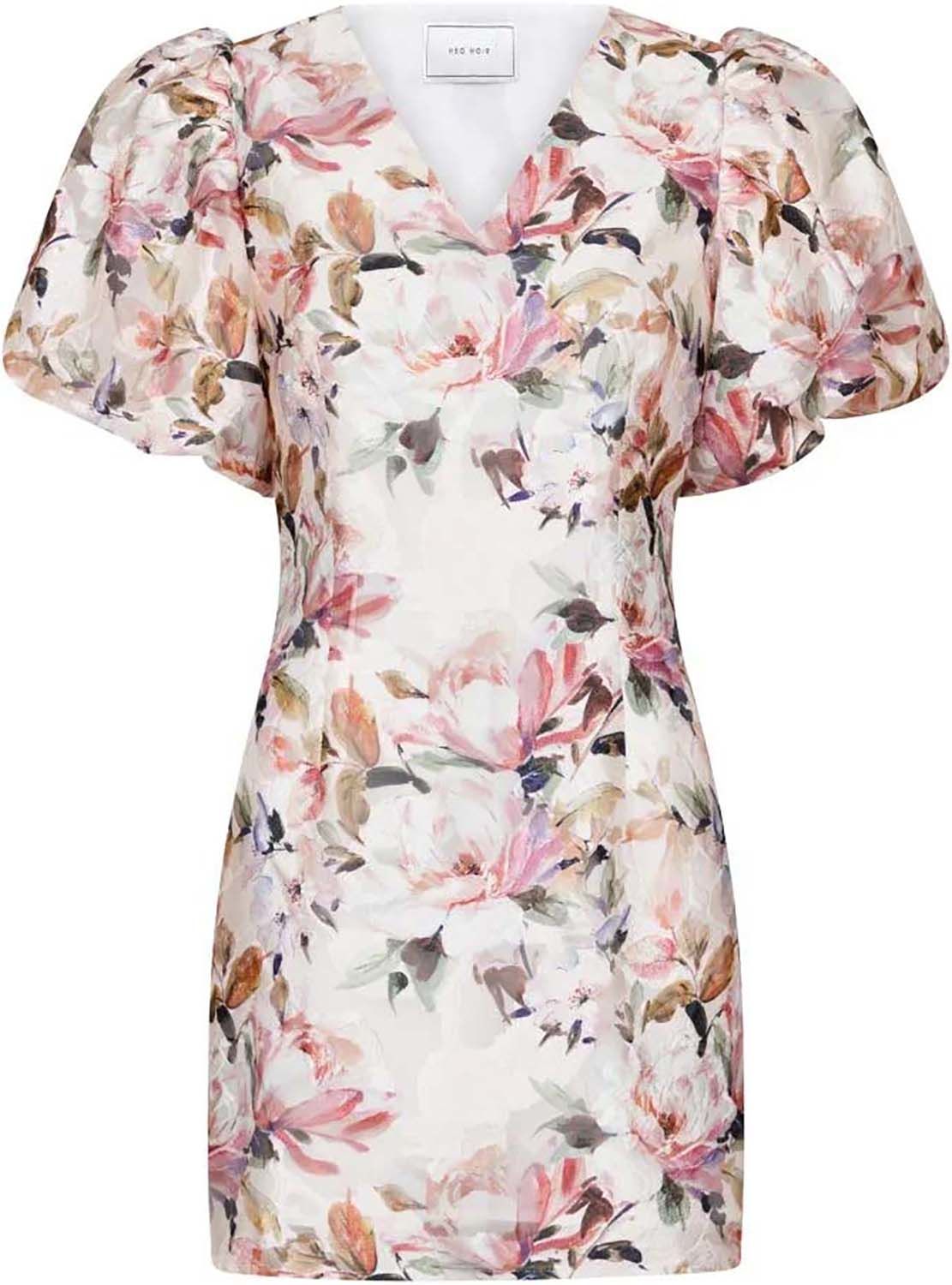 Neo Noir Jurk Sika Brocade Print Multi