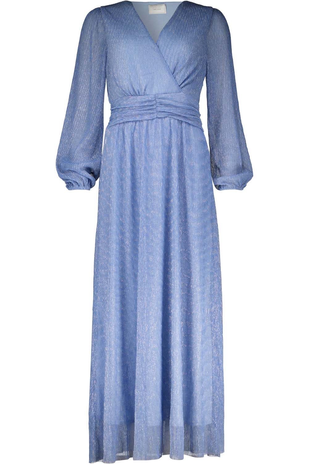 Neo Noir Jurk Nomo Glitz Blauw