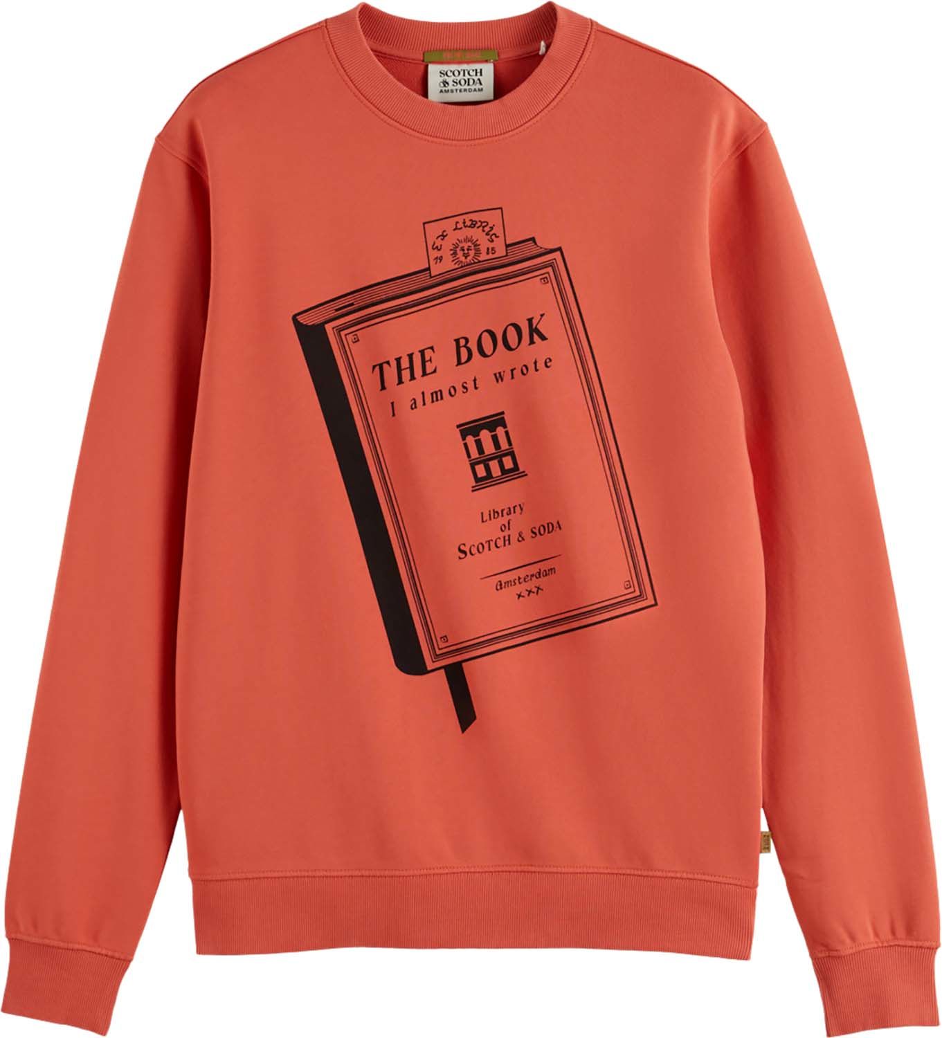 Scotch & Soda Sweater Artwork Oranje