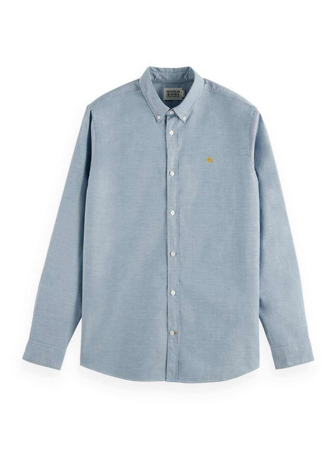 Scotch & Soda ESSENTIAL OXFORD SOLID Blauw