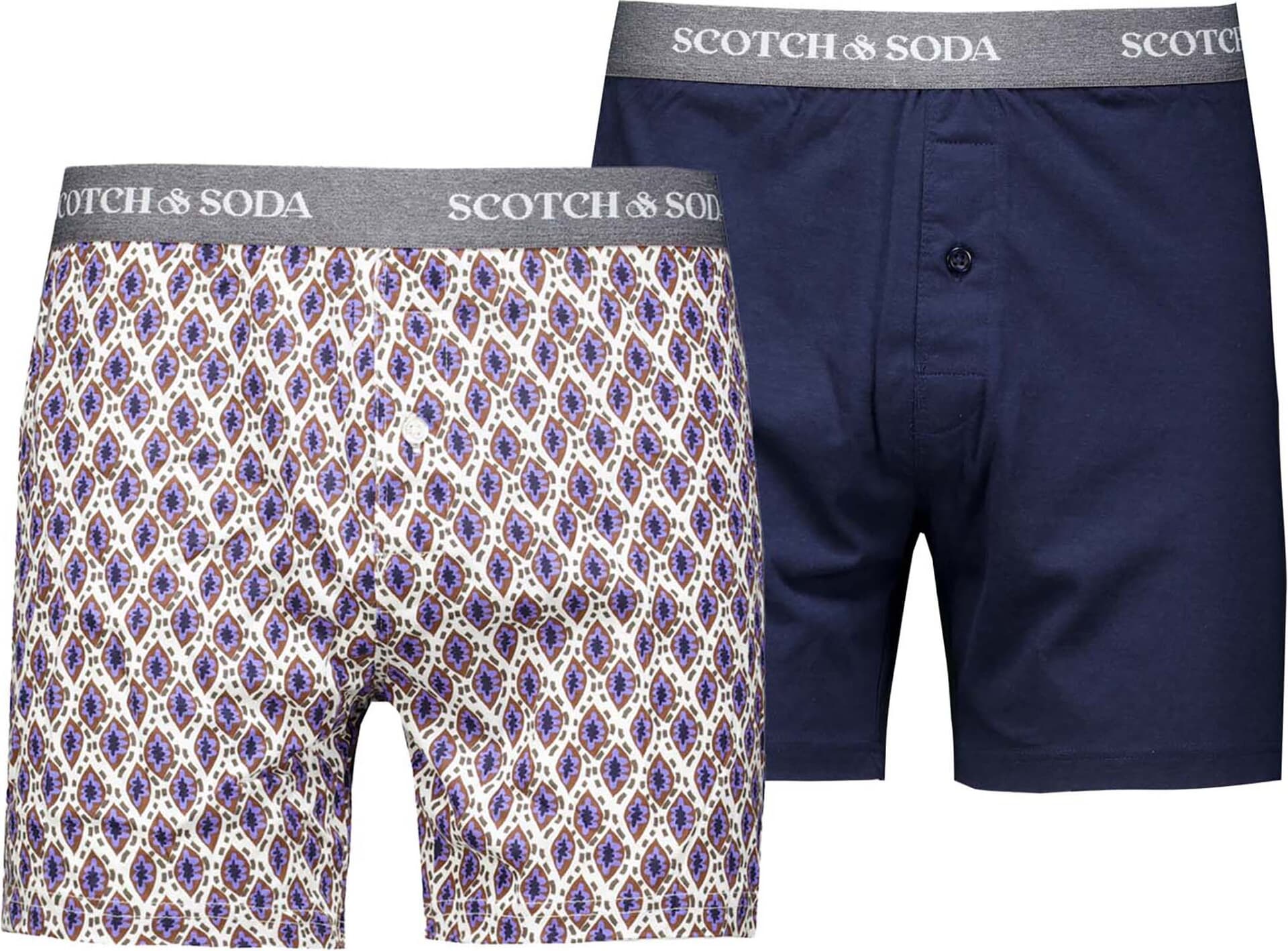 Scotch & Soda Boxershorts 2-Pack Navy