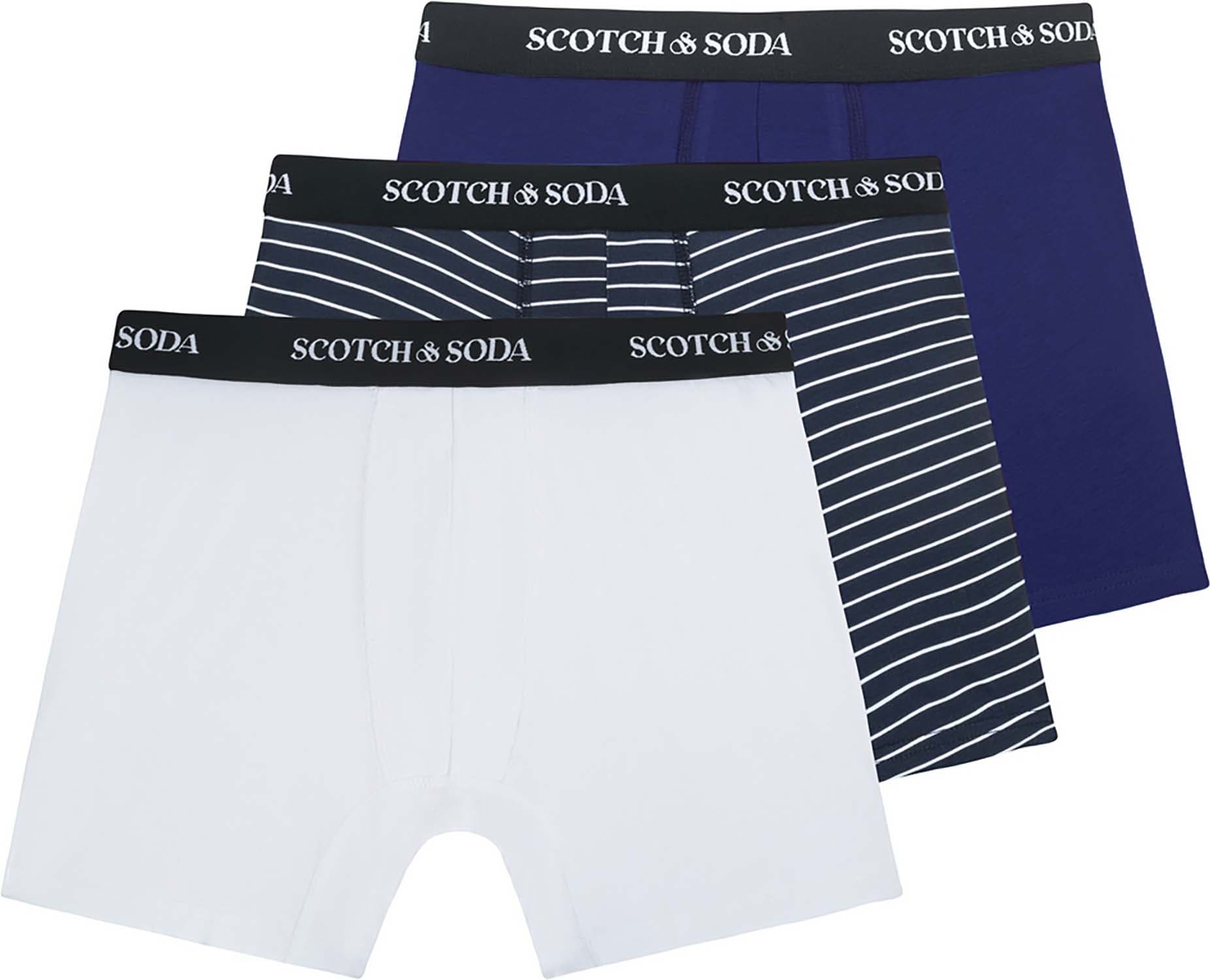 Scotch & Soda Boxershorts 3-Pack Navy