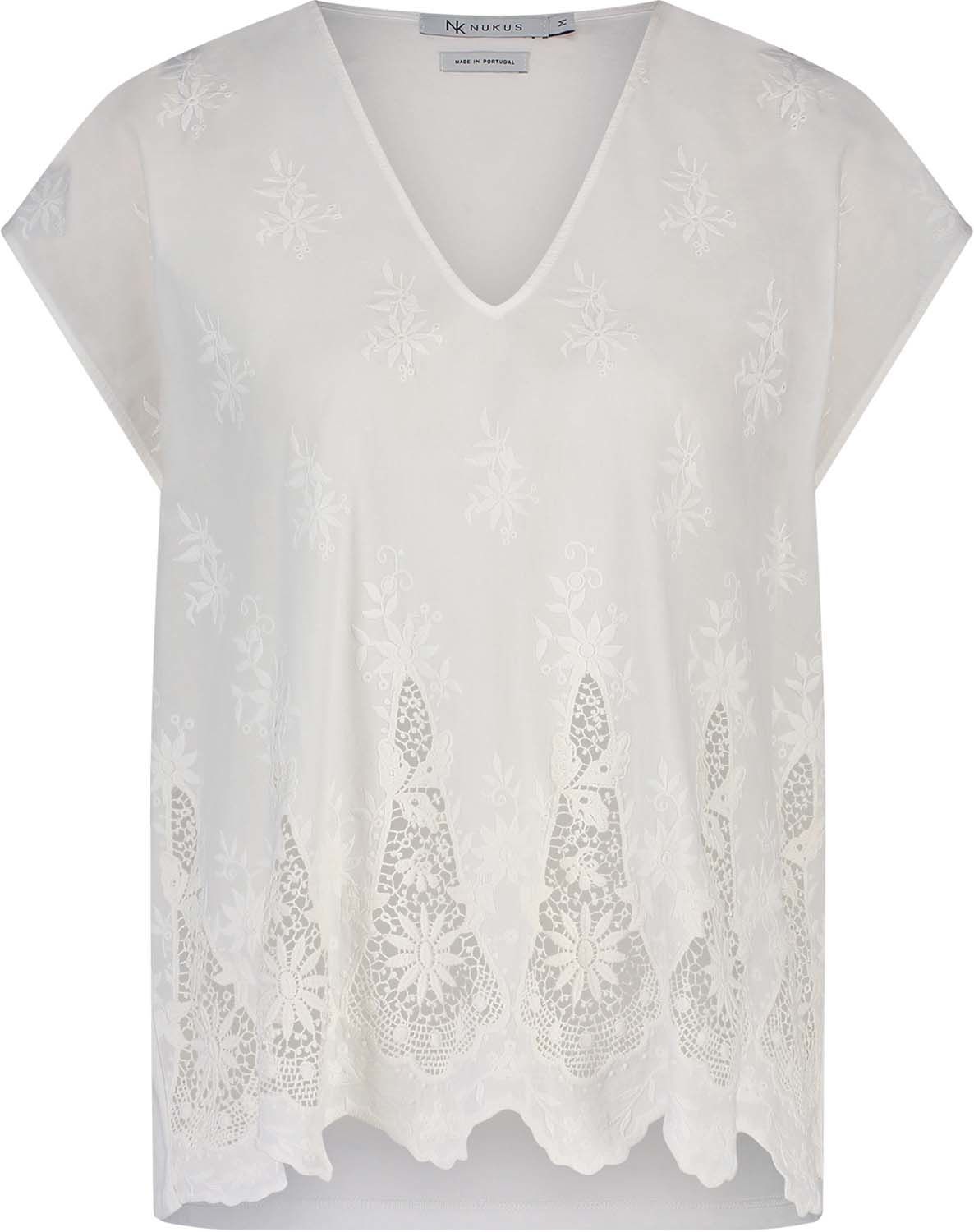 Nukus Top Barbara Embroidery Wit