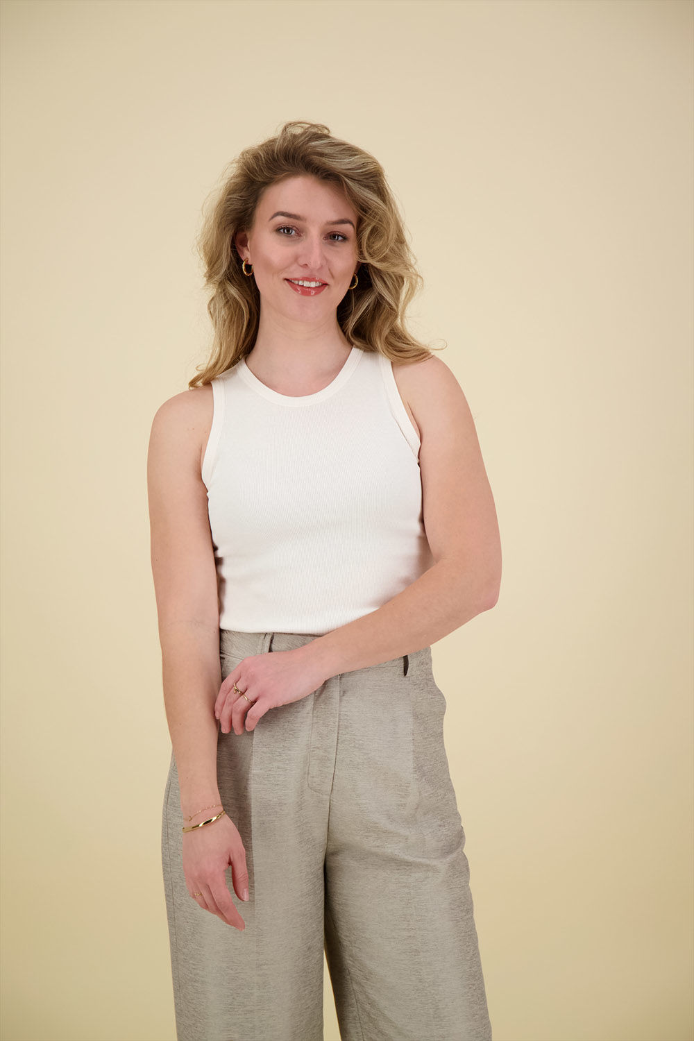 Nukus Top Stefania Wit