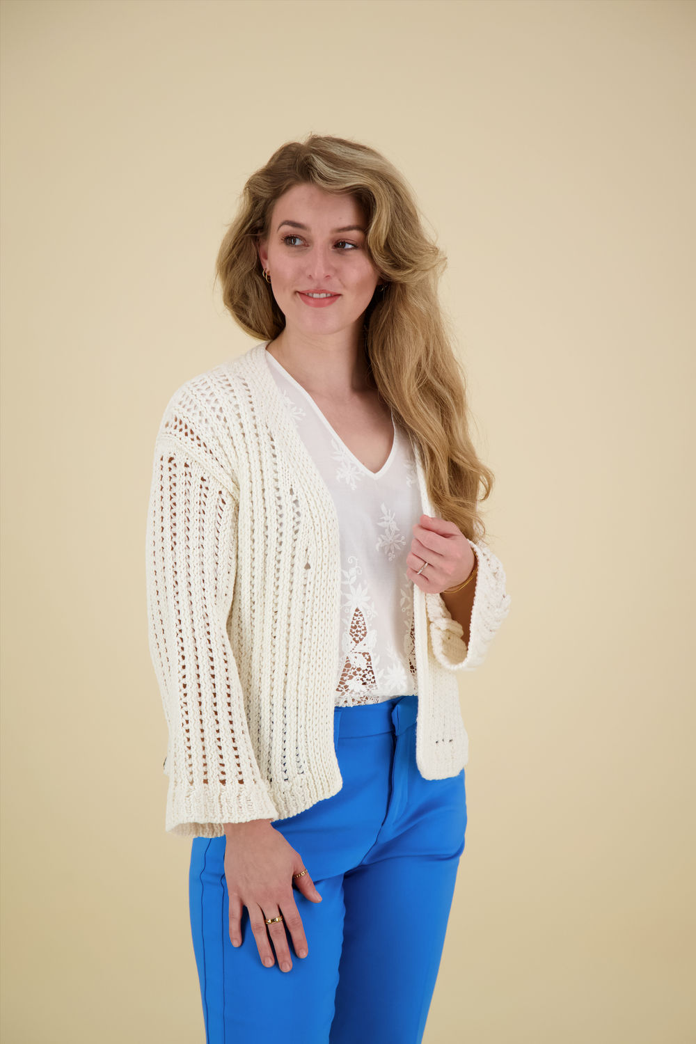 Nukus Vest Palma Wit
