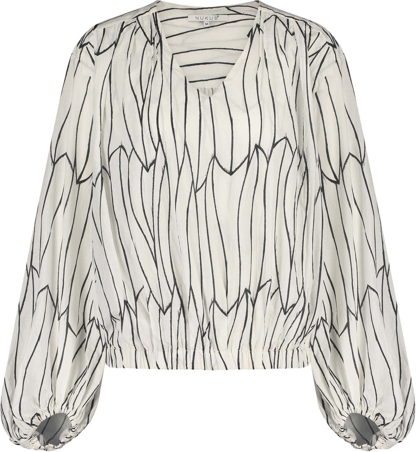 Nukus Top June  Wit