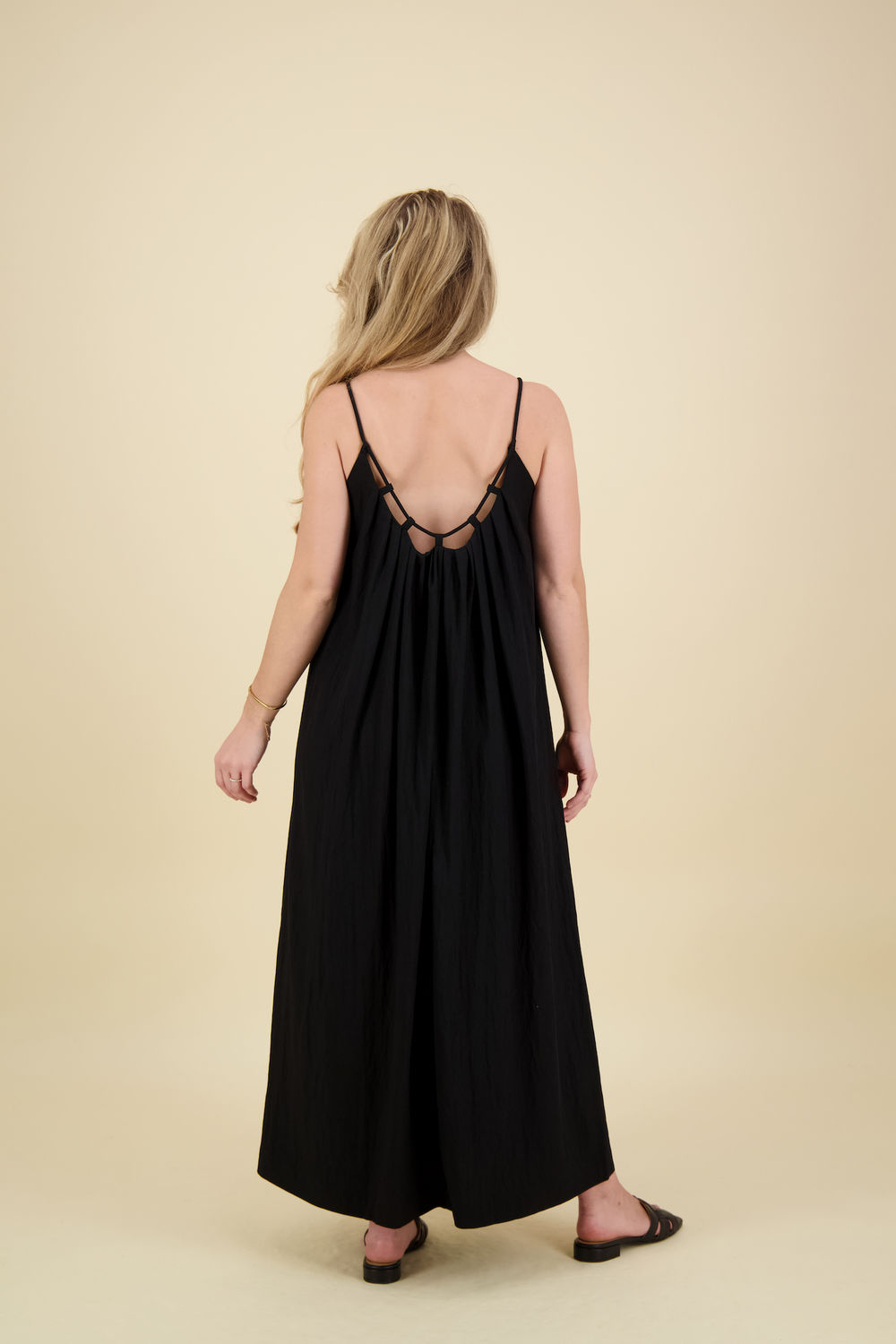Nukus Jurk Isabel Robe Zwart
