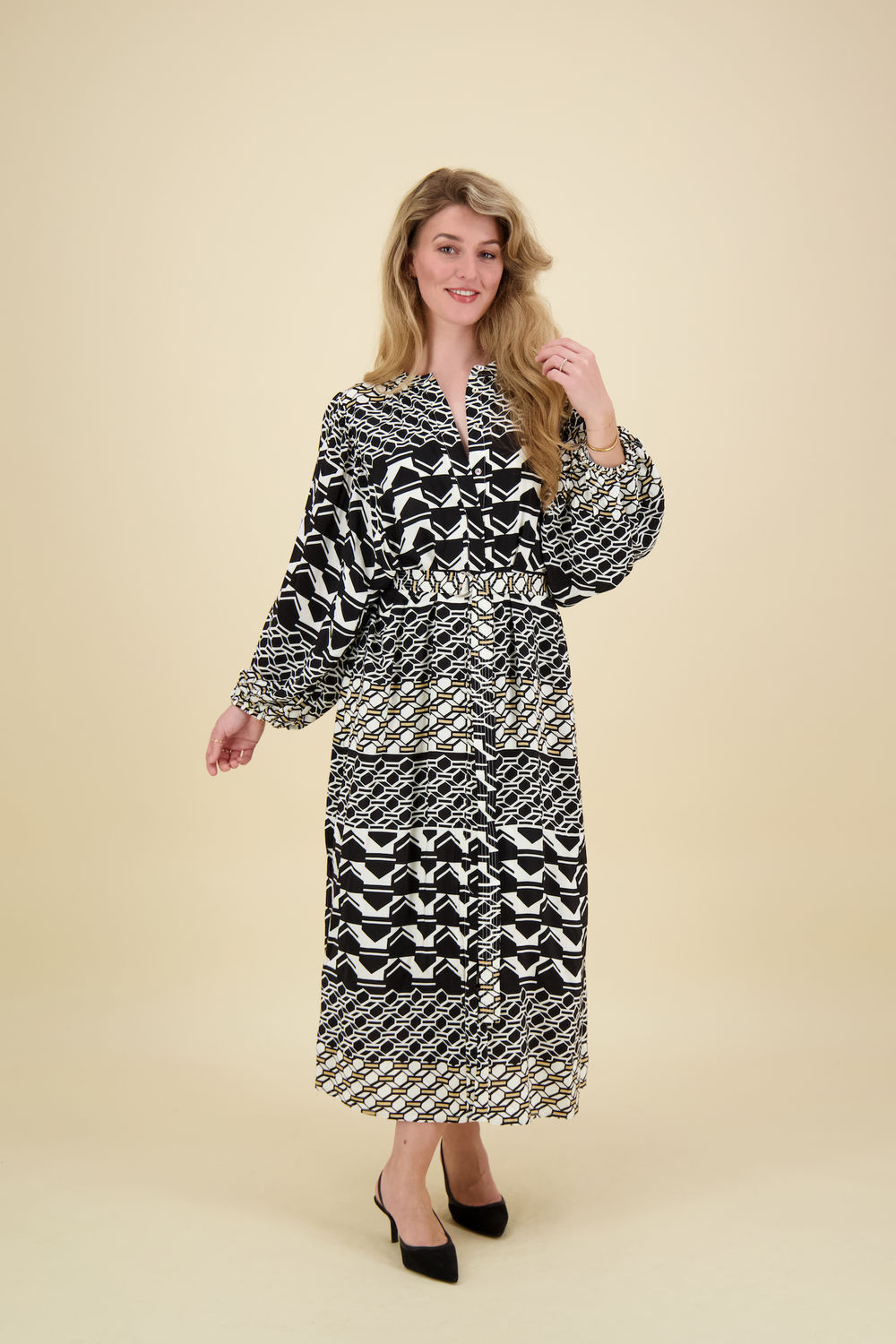 Nukus Jurk Amelia Graphic Multi